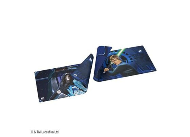 Gamers Guild AZ Gamegenic Star Wars: Unlimited Double-Sided Game Mat - Jedi Luke Skywalker & Emperor Palpatine (Pre-Order) Asmodee