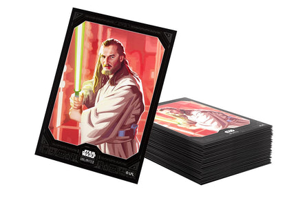 Gamers Guild AZ Gamegenic Star Wars: Unlimited Premium Art Sleeve - Qui-Gon Jinn (Pre-Order) Asmodee
