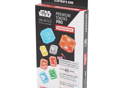 Gamers Guild AZ Gamegenic Star Wars: Unlimited Premium Tokens Pro Expansion Pack Asmodee