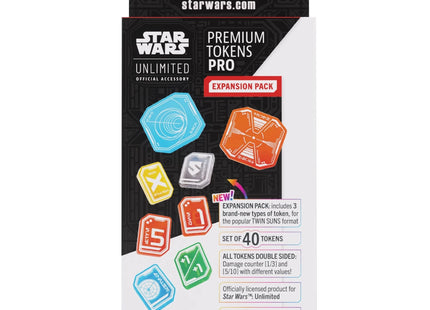 Gamers Guild AZ Gamegenic Star Wars: Unlimited Premium Tokens Pro Expansion Pack Asmodee