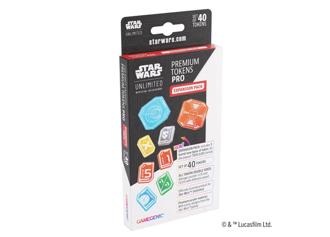 Gamers Guild AZ Gamegenic Star Wars: Unlimited Premium Tokens Pro Expansion Pack Asmodee