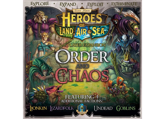 Gamers Guild AZ Gamelyn Games Heroes of Land, Air and Sea: Order and Chaos Expansion (Pre-Order) Asmodee