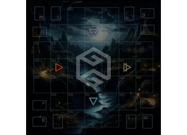 Gamers Guild AZ Gamers Guild AZ Merch Custom 4 Player Sorcery Mat - GG Logo Gamers Guild AZ