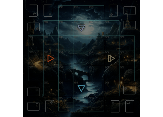 Gamers Guild AZ Gamers Guild AZ Merch Custom 4 Player Sorcery Mat - Normal Gamers Guild AZ