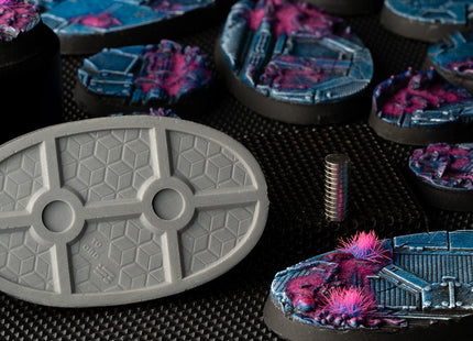 Gamers Guild AZ GamersGrass GamersGrass: Alien Infestation Bases, Oval 60mm (x4) GamersGrass