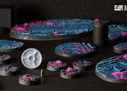 Gamers Guild AZ GamersGrass GamersGrass: Alien Infestation Bases, Round 28mm (x8) GamersGrass