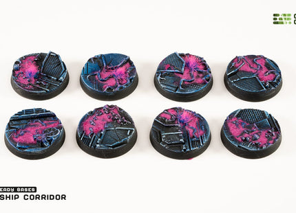 Gamers Guild AZ GamersGrass GamersGrass: Alien Infestation Bases, Round 28mm (x8) GamersGrass