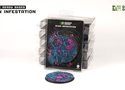 Gamers Guild AZ GamersGrass GamersGrass: Alien Infestation Bases, Round 80mm (x1) GamersGrass