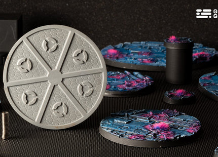 Gamers Guild AZ GamersGrass GamersGrass: Alien Infestation Bases, Round 80mm (x1) GamersGrass