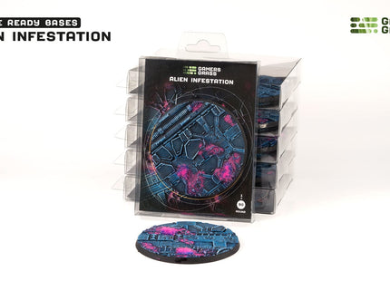 Gamers Guild AZ GamersGrass GamersGrass: Alien Infestation Bases, Round 90mm (x1) GamersGrass