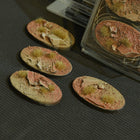 Gamers Guild AZ GamersGrass GamersGrass: Badlands Bases, Oval 60mm (x4) GamersGrass