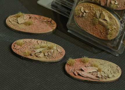 Gamers Guild AZ GamersGrass GamersGrass: Badlands Bases, Oval 75mm (x3) GamersGrass