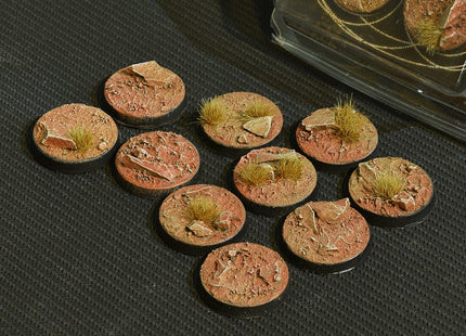 Gamers Guild AZ GamersGrass GamersGrass: Badlands Bases, Round 25mm (x10) GamersGrass