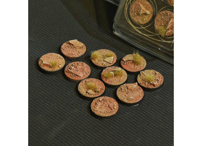 Gamers Guild AZ GamersGrass GamersGrass: Badlands Bases, Round 25mm (x10) GamersGrass