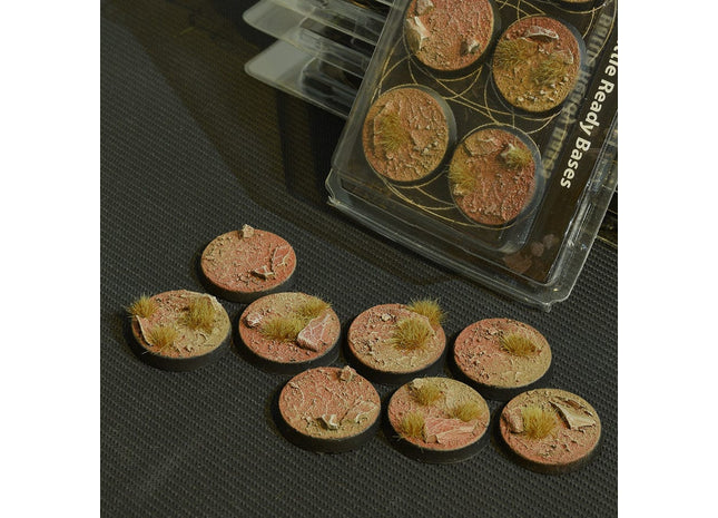 Gamers Guild AZ GamersGrass GamersGrass: Badlands Bases, Round 32mm (x8) GamersGrass