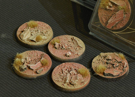 Gamers Guild AZ GamersGrass GamersGrass: Badlands Bases, Round 40mm (x5) GamersGrass