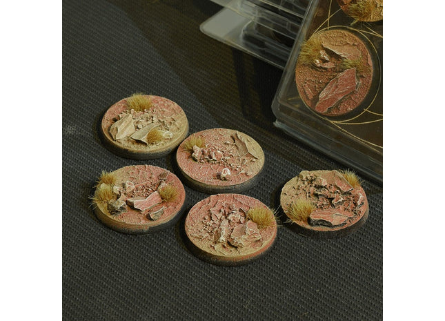 Gamers Guild AZ GamersGrass GamersGrass: Badlands Bases, Round 40mm (x5) GamersGrass