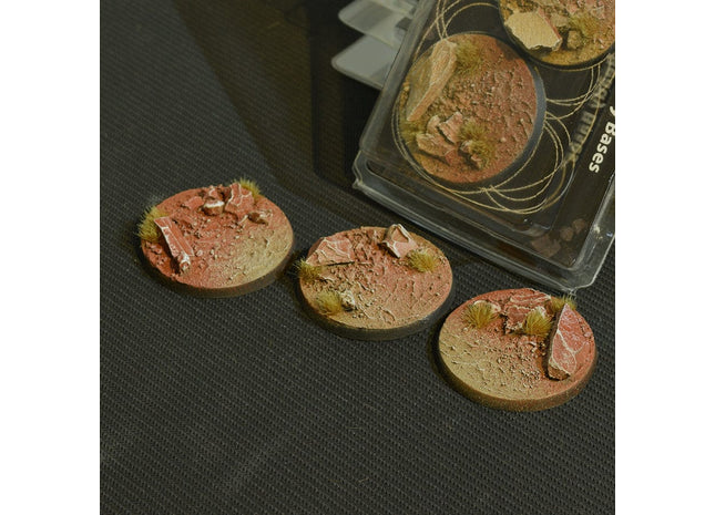 Gamers Guild AZ GamersGrass GamersGrass: Badlands Bases, Round 50mm (x3) GamersGrass