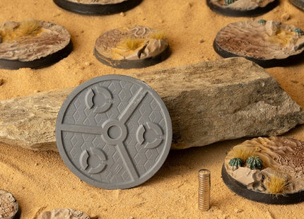 Gamers Guild AZ GamersGrass GamersGrass: Deserts of Maahl Bases, Round 50mm (x3) GamersGrass