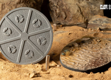 Gamers Guild AZ GamersGrass GamersGrass: Deserts of Maahl Bases, Round 80mm (x1) GamersGrass