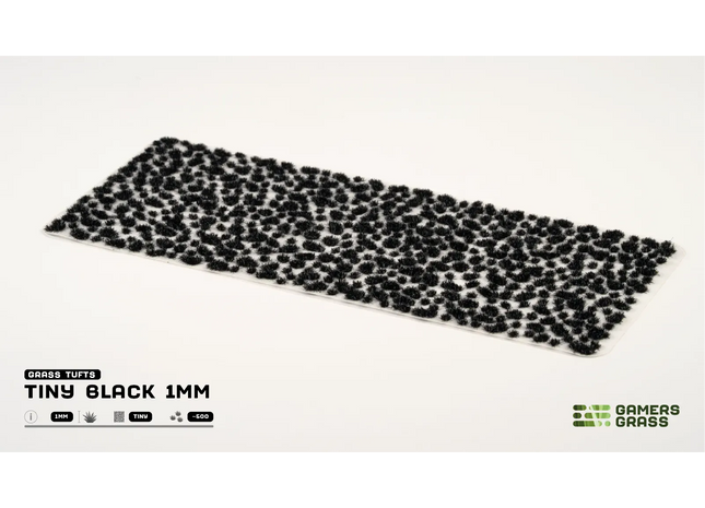 Gamers Guild AZ GamersGrass GamersGrass: Grass Tufts - Tiny Black 1mm GamersGrass