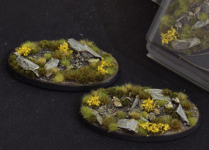 Gamers Guild AZ GamersGrass GamersGrass: Highland Bases, Oval 90mm (x2) GamersGrass