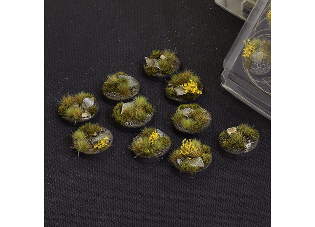 Gamers Guild AZ GamersGrass GamersGrass: Highland Bases, Round 25mm (x10) GamersGrass