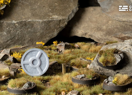 Gamers Guild AZ GamersGrass GamersGrass: Highland Bases, Round 28mm (x8) GamersGrass