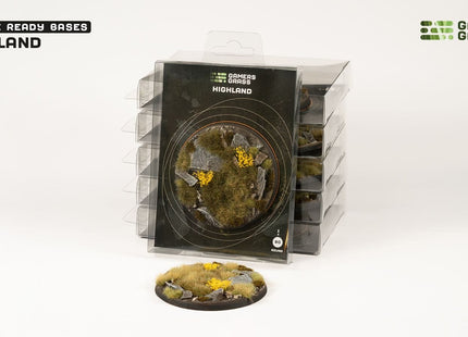 Gamers Guild AZ GamersGrass GamersGrass: Highland Bases, Round 80mm (x1) GamersGrass
