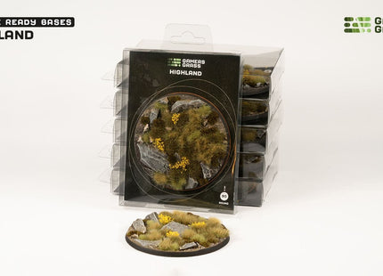 Gamers Guild AZ GamersGrass GamersGrass: Highland Bases, Round 90mm (x1) GamersGrass