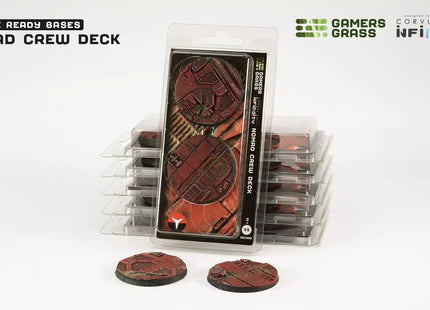 Gamers Guild AZ GamersGrass GamersGrass: Nomad Crew Deck Bases, Round 55mm (x2) GamersGrass