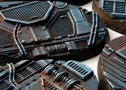 Gamers Guild AZ GamersGrass GamersGrass: Spaceship Corridor Bases, Oval 60mm (x4) GamersGrass
