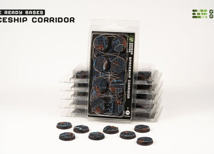 Gamers Guild AZ GamersGrass GamersGrass: Spaceship Corridor Bases, Round 28mm (x8) GamersGrass