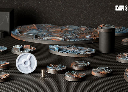 Gamers Guild AZ GamersGrass GamersGrass: Spaceship Corridor Bases, Round 28mm (x8) GamersGrass