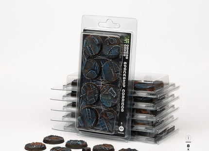 Gamers Guild AZ GamersGrass GamersGrass: Spaceship Corridor Bases, Round 32mm (x8) GamersGrass