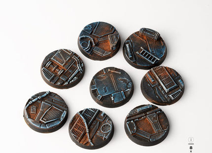 Gamers Guild AZ GamersGrass GamersGrass: Spaceship Corridor Bases, Round 32mm (x8) GamersGrass