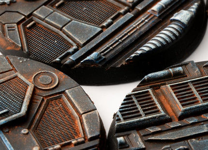 Gamers Guild AZ GamersGrass GamersGrass: Spaceship Corridor Bases, Round 50mm (x3) GamersGrass