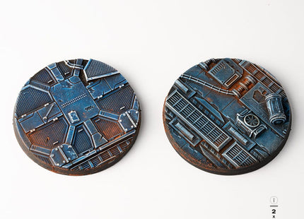 Gamers Guild AZ GamersGrass GamersGrass: Spaceship Corridor Bases, Round 60mm (x2) GamersGrass