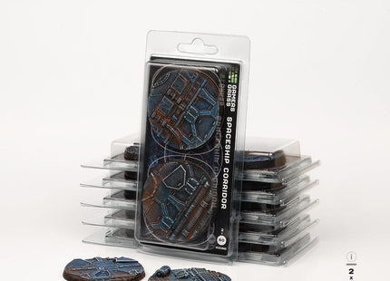 Gamers Guild AZ GamersGrass GamersGrass: Spaceship Corridor Bases, Round 60mm (x2) GamersGrass