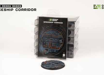 Gamers Guild AZ GamersGrass GamersGrass: Spaceship Corridor Bases, Round 80mm (x1) GamersGrass