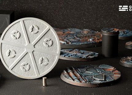 Gamers Guild AZ GamersGrass GamersGrass: Spaceship Corridor Bases, Round 80mm (x1) GamersGrass