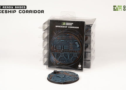Gamers Guild AZ GamersGrass GamersGrass: Spaceship Corridor Bases, Round 90mm (x1) GamersGrass