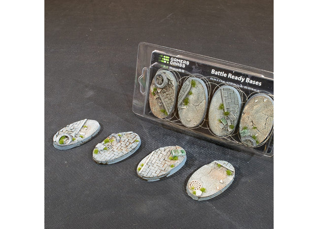 Gamers Guild AZ GamersGrass GamersGrass: Urban Warfare Bases, Oval 60mm (x4) GamersGrass