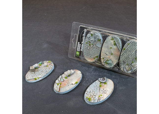Gamers Guild AZ GamersGrass GamersGrass: Urban Warfare Bases, Oval 75mm (x3) GamersGrass
