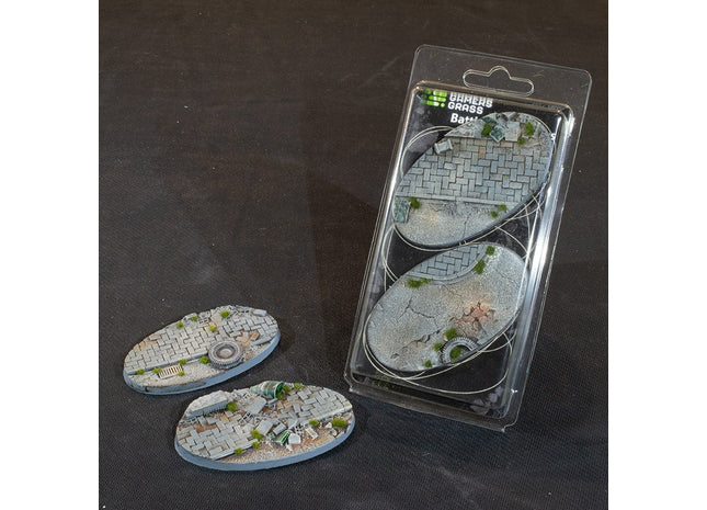 Gamers Guild AZ GamersGrass GamersGrass: Urban Warfare Bases, Oval 90mm (x2) GamersGrass