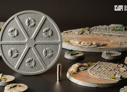 Gamers Guild AZ GamersGrass GamersGrass: Urban Warfare Bases, Round 80mm (x1) GamersGrass