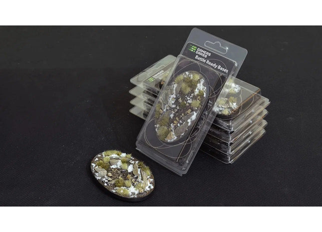 Gamers Guild AZ GamersGrass GamersGrass: Winter Bases, Oval 105mm (x1) GamersGrass