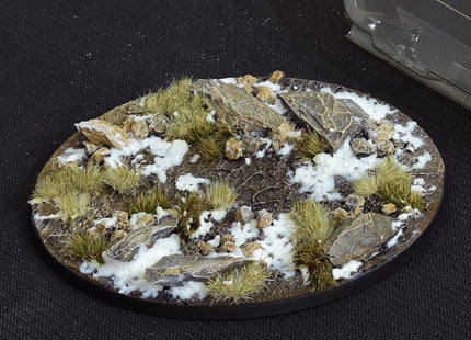 Gamers Guild AZ GamersGrass GamersGrass: Winter Bases, Oval 120mm (x1) GamersGrass