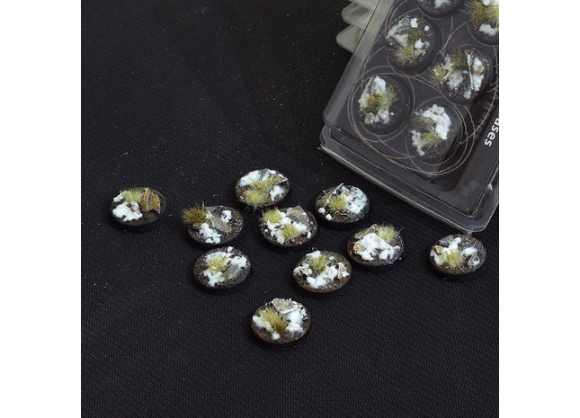 Gamers Guild AZ GamersGrass GamersGrass: Winter Bases, Round 25mm (x10) GamersGrass