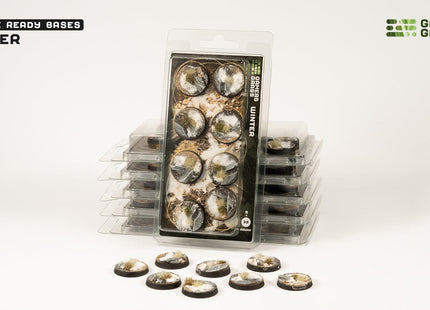 Gamers Guild AZ GamersGrass GamersGrass: Winter Bases, Round 28mm (x8) GamersGrass